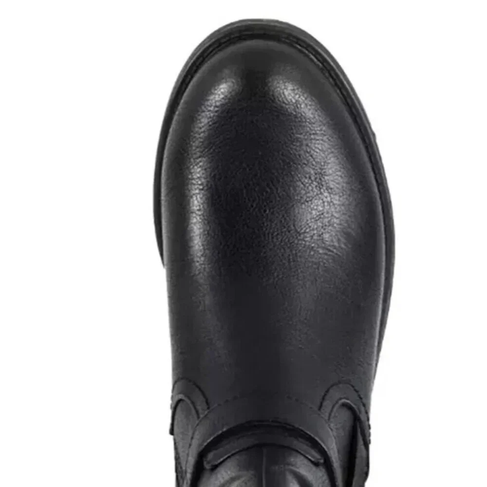 Baretraps 8.5 Boots Cassidy Women Faux Leather Tall Horse Riding Equestrian Shoe